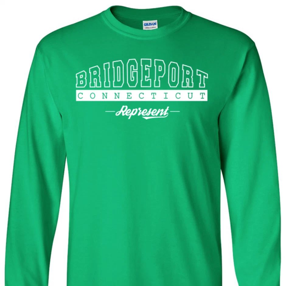 Bridgeport Connecticut State T-Shirt Long Sleeve Graphic Tee Unisex Apparel text Unisex T-shirt, Sweatshirt, Hoodie, Long Sleeve Tee - T-Shirt, Sweatshirt, Hoodie