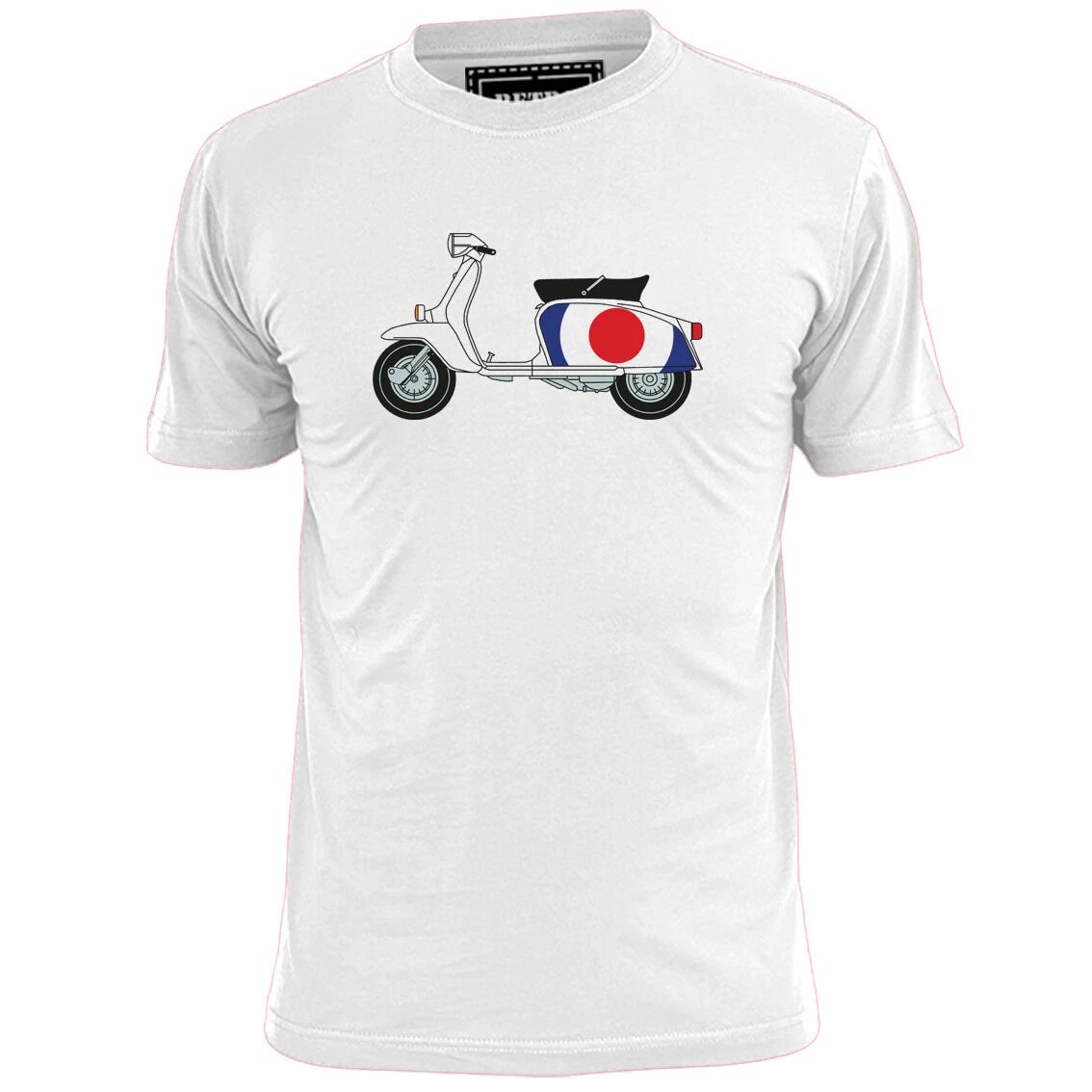 Mens Lambretta Target T Shirt Scooters Jam Weller Who Quadrophenia Unisex T-shirt, Sweatshirt, Hoodie, Long Sleeve Tee - T-Shirt, Sweatshirt, Hoodie