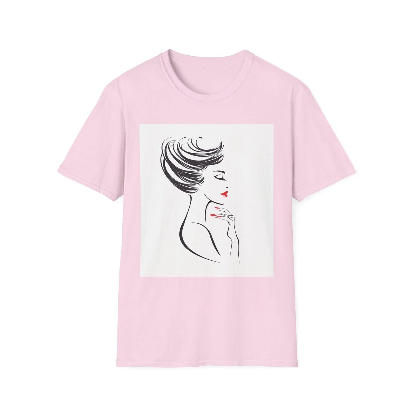 Chic Fashion Illustration Tee, Stylish Graphic Shirt, Trendy Casual Top, Gifts Unisex T-shirt, Sweatshirt, Hoodie, Long Sleeve Tee - T-Shirt, Sweatshirt, Hoodie