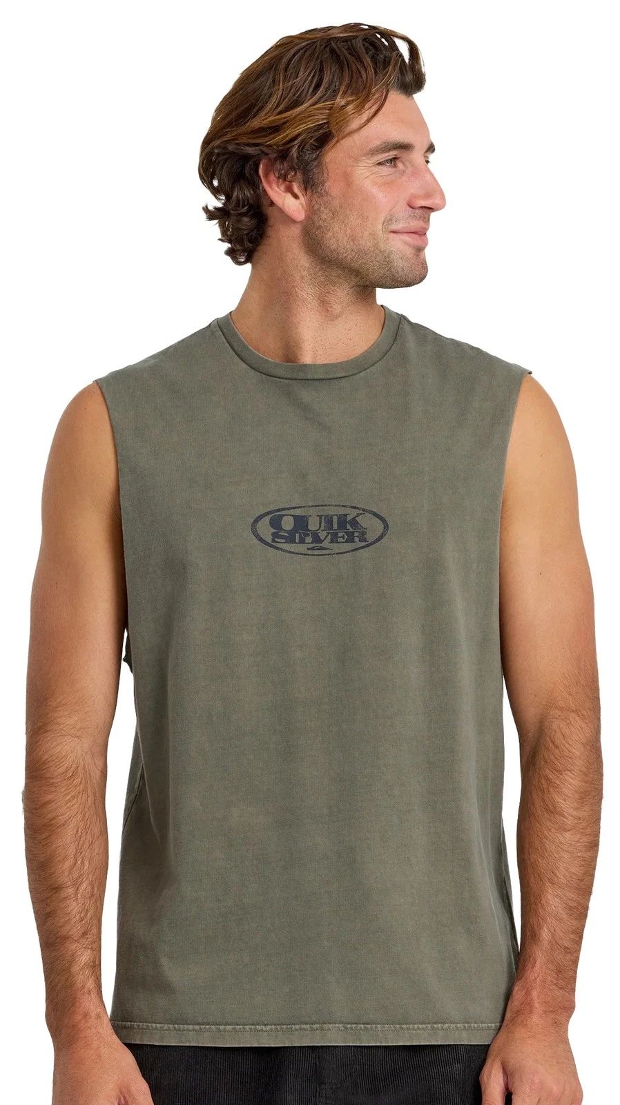 Quiksilver Blends Oversized Acid Wash Men's Tank - Grape Leaf - New Unisex T-shirt, Sweatshirt, Hoodie, Long Sleeve Tee - T-Shirt, Sweatshirt, Hoodie