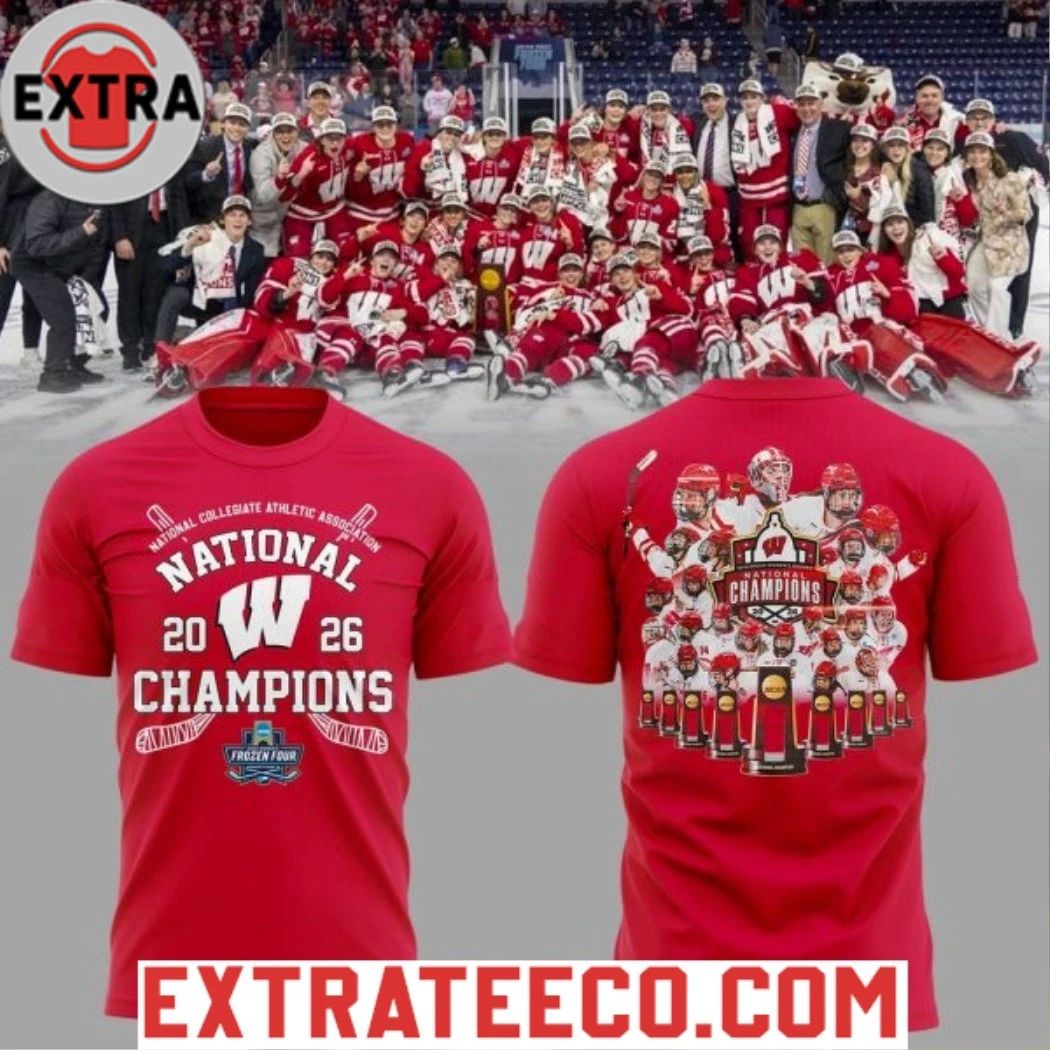 2026 Womens Hockey National Champions Wisconsin Badgers Shirts Unisex T-shirt, Sweatshirt, Hoodie, Long Sleeve Tee - T-Shirt, Sweatshirt, Hoodie