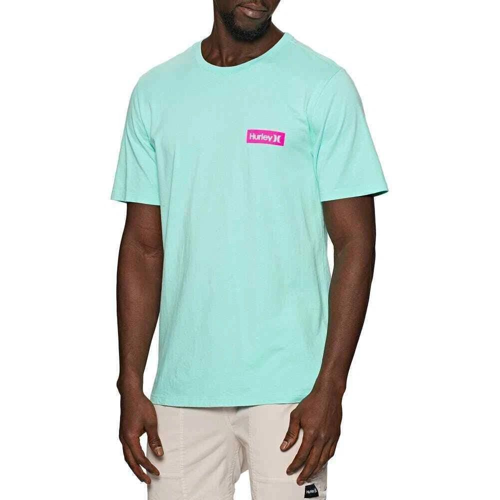 Hurley Everyday Washed Blue and Pink Tropical Twist Crew T-Shirt Mens XL NEW Unisex T-shirt, Sweatshirt, Hoodie, Long Sleeve Tee - T-Shirt, Sweatshirt, Hoodie