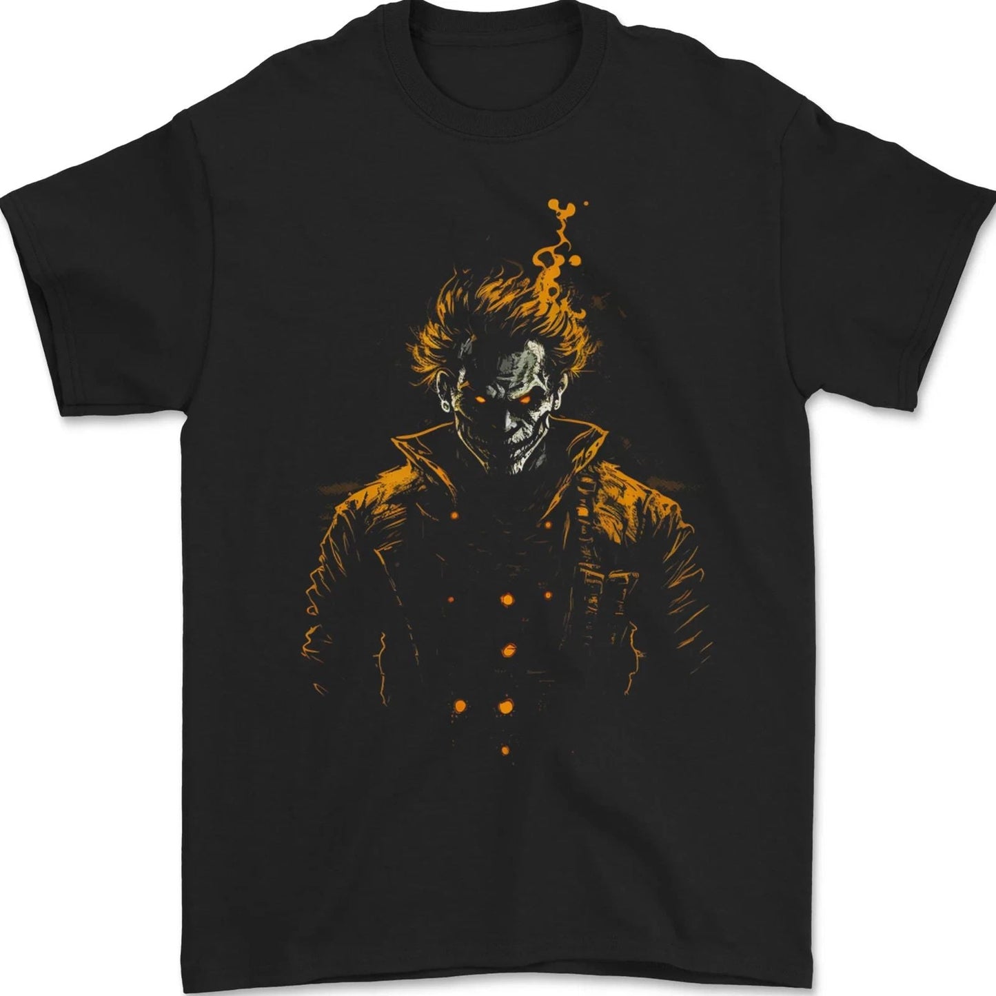 An Evil Clown Halloween Horror Mens T-Shirt 100% Cotton Unisex T-shirt, Sweatshirt, Hoodie, Long Sleeve Tee - T-Shirt, Sweatshirt, Hoodie