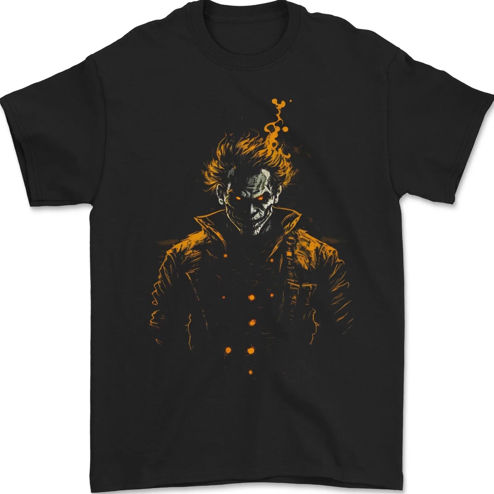 An Evil Clown Halloween Horror Mens T-Shirt 100% Cotton Unisex T-shirt, Sweatshirt, Hoodie, Long Sleeve Tee - T-Shirt, Sweatshirt, Hoodie