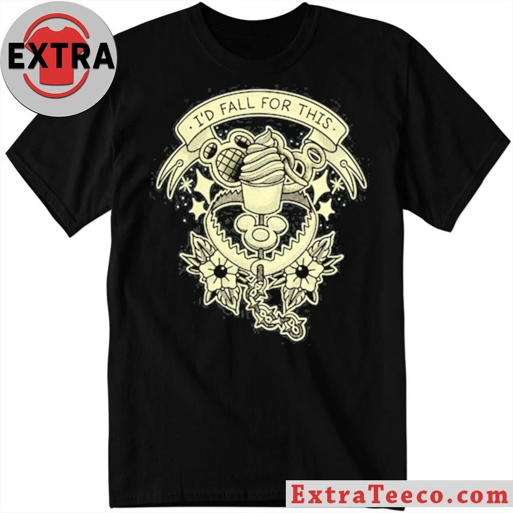 Original Id Fall For This Tattoo Shirt Friday the 13th Exclusive Unisex T-shirt, Sweatshirt, Hoodie, Long Sleeve Tee - T-Shirt, Sweatshirt, Hoodie