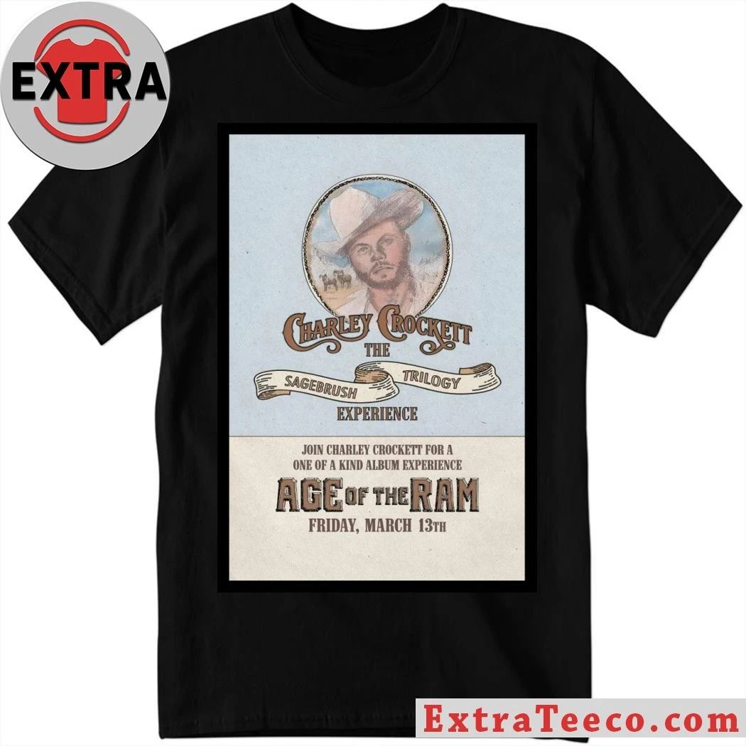 Charley Crockett San Benito County Fairgrounds, San Benito TX March 13 2026 Poster Shirt Unisex T-shirt, Sweatshirt, Hoodie, Long Sleeve Tee - T-Shirt, Sweatshirt, Hoodie