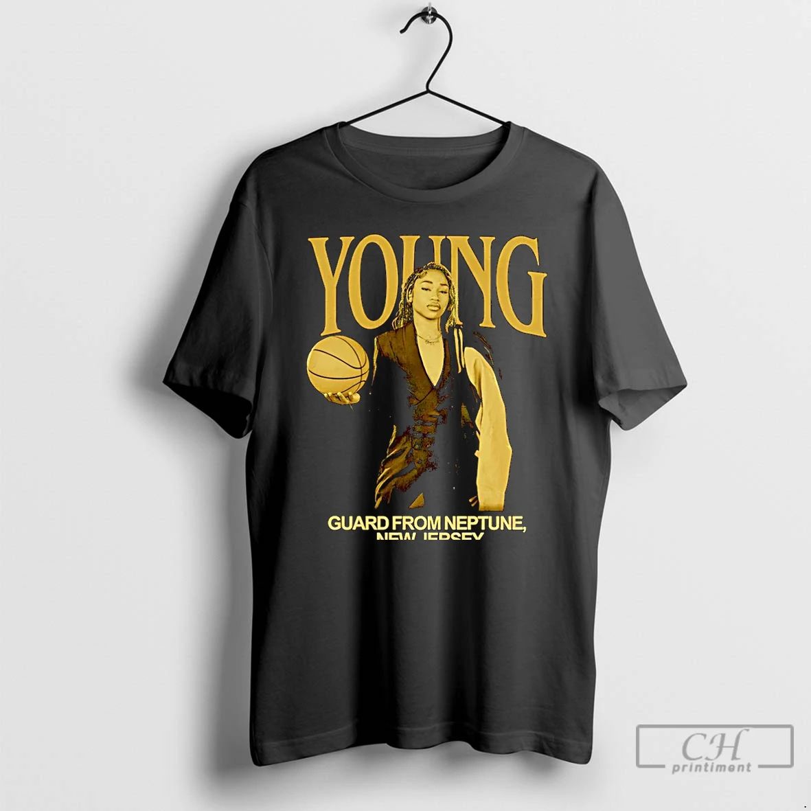 Premium Ahjanae Young West Virginia State Womens Basketball Guard From Neptune Christmas T Shirts - T-Shirt, Sweatshirt, Hoodie
