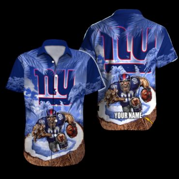 Personalized New York Giants Ice Breaker Hawaiian Shirt Unisex T-shirt, Sweatshirt, Hoodie, Long Sleeve Tee - T-Shirt, Sweatshirt, Hoodie