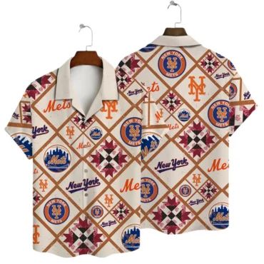 New York Mets Tropical All-Star Hawaiian Shirt Unisex T-shirt, Sweatshirt, Hoodie, Long Sleeve Tee - T-Shirt, Sweatshirt, Hoodie