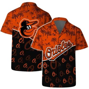 Baltimore Orioles Palm Coast Hawaiian Shirt Unisex T-shirt, Sweatshirt, Hoodie, Long Sleeve Tee - T-Shirt, Sweatshirt, Hoodie