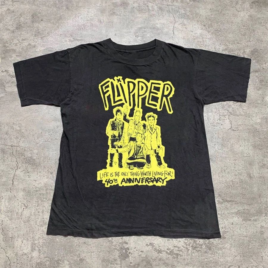 New Flipper 40th Anniversary Band Gift For Fans Unisex S-5XL Shirt Unisex T-shirt, Sweatshirt, Hoodie, Long Sleeve Tee - T-Shirt, Sweatshirt, Hoodie