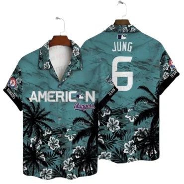 Josh Jung Texas Rangers Hawaiian Shirt Unisex T-shirt, Sweatshirt, Hoodie, Long Sleeve Tee - T-Shirt, Sweatshirt, Hoodie