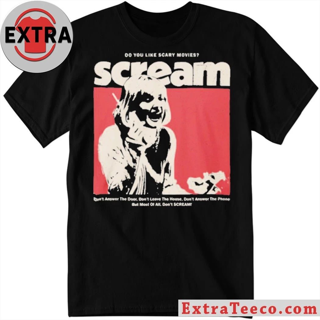 Scream Movie Casey Becker Graphic Do You Like Scary Movies Horror Shirt Unisex T-shirt, Sweatshirt, Hoodie, Long Sleeve Tee - T-Shirt, Sweatshirt, Hoodie