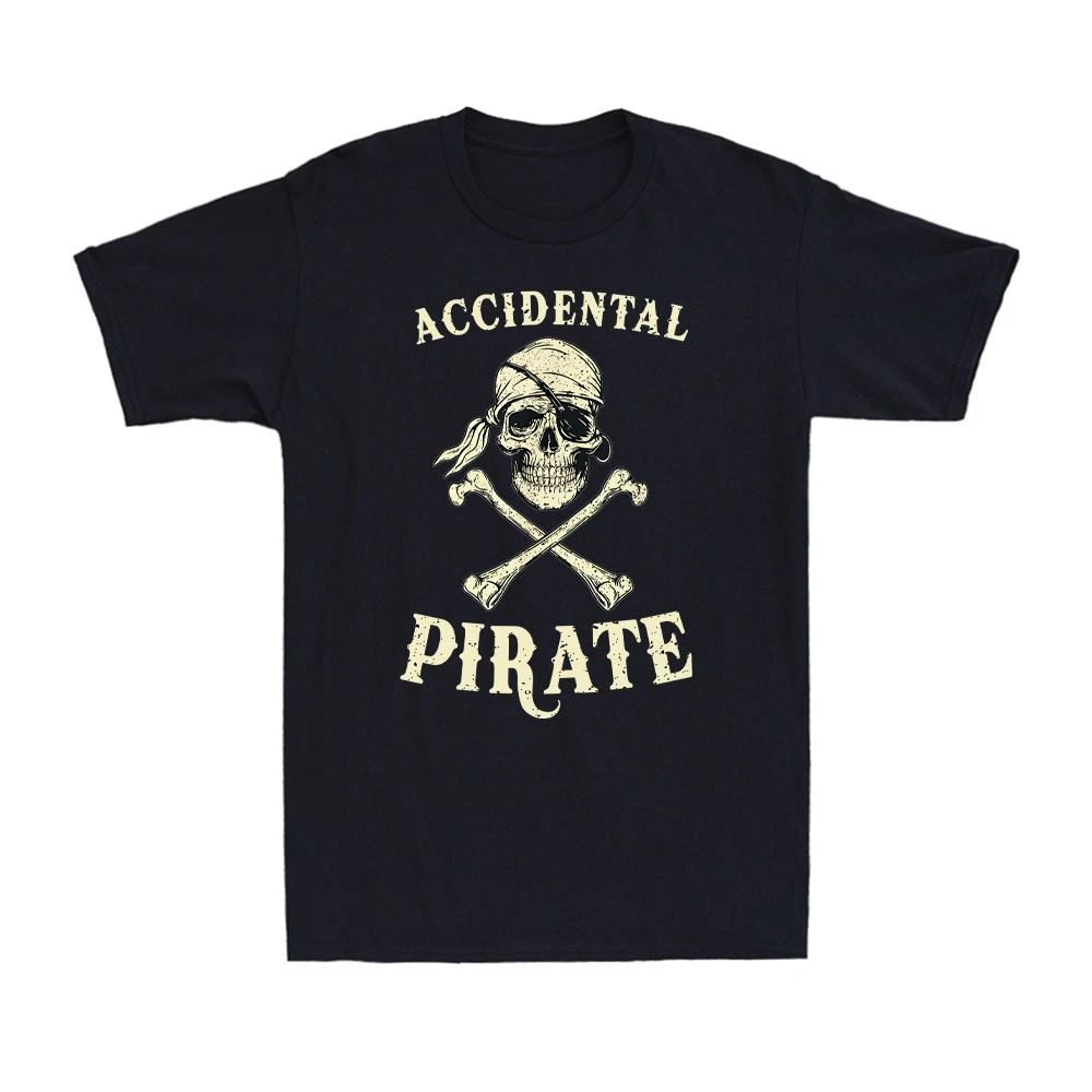 Accidental Pirate - Amputee Funny Pirate Retro Graphic Vintage Men's T-Shirt Unisex T-shirt, Sweatshirt, Hoodie, Long Sleeve Tee - T-Shirt, Sweatshirt, Hoodie