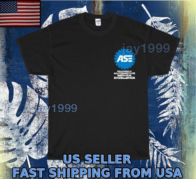 NEW SHIRT ASE AUTOMOTIVE SERVICE LOGO UNISEX T-SHIRT FUNNY MEN'S SIZE S-5XL Unisex T-shirt, Sweatshirt, Hoodie, Long Sleeve Tee - T-Shirt, Sweatshirt, Hoodie
