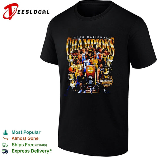 2026 Michigan Wolverines National Champions NCAA Mens Basketball T-shirt Unisex T-shirt, Sweatshirt, Hoodie, Long Sleeve Tee - T-Shirt, Sweatshirt, Hoodie