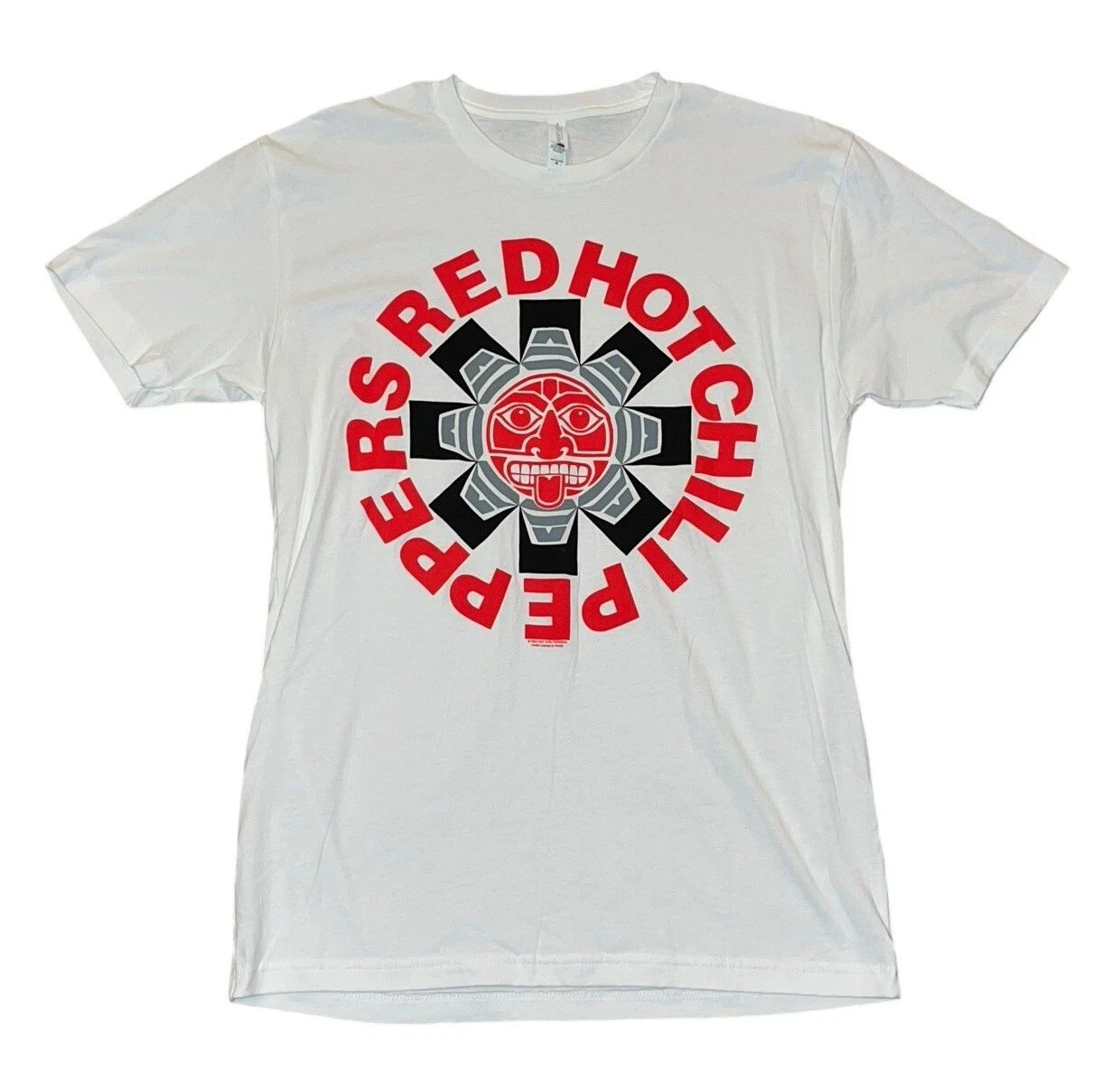 Red Hot Chili Peppers Short Sleeve Shirt Men's Medium White NWOT Unisex T-shirt, Sweatshirt, Hoodie, Long Sleeve Tee - T-Shirt, Sweatshirt, Hoodie