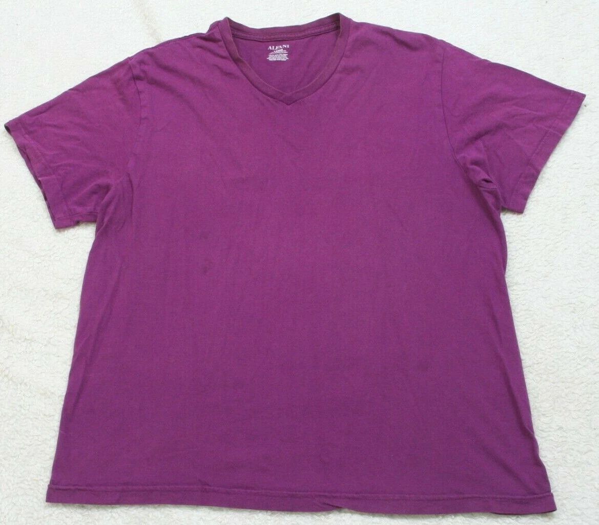 Alfani T-Shirt Top Purple Cotton Men's Tee Mans Solid Large Short Sleeve 1631 Unisex T-shirt, Sweatshirt, Hoodie, Long Sleeve Tee - T-Shirt, Sweatshirt, Hoodie
