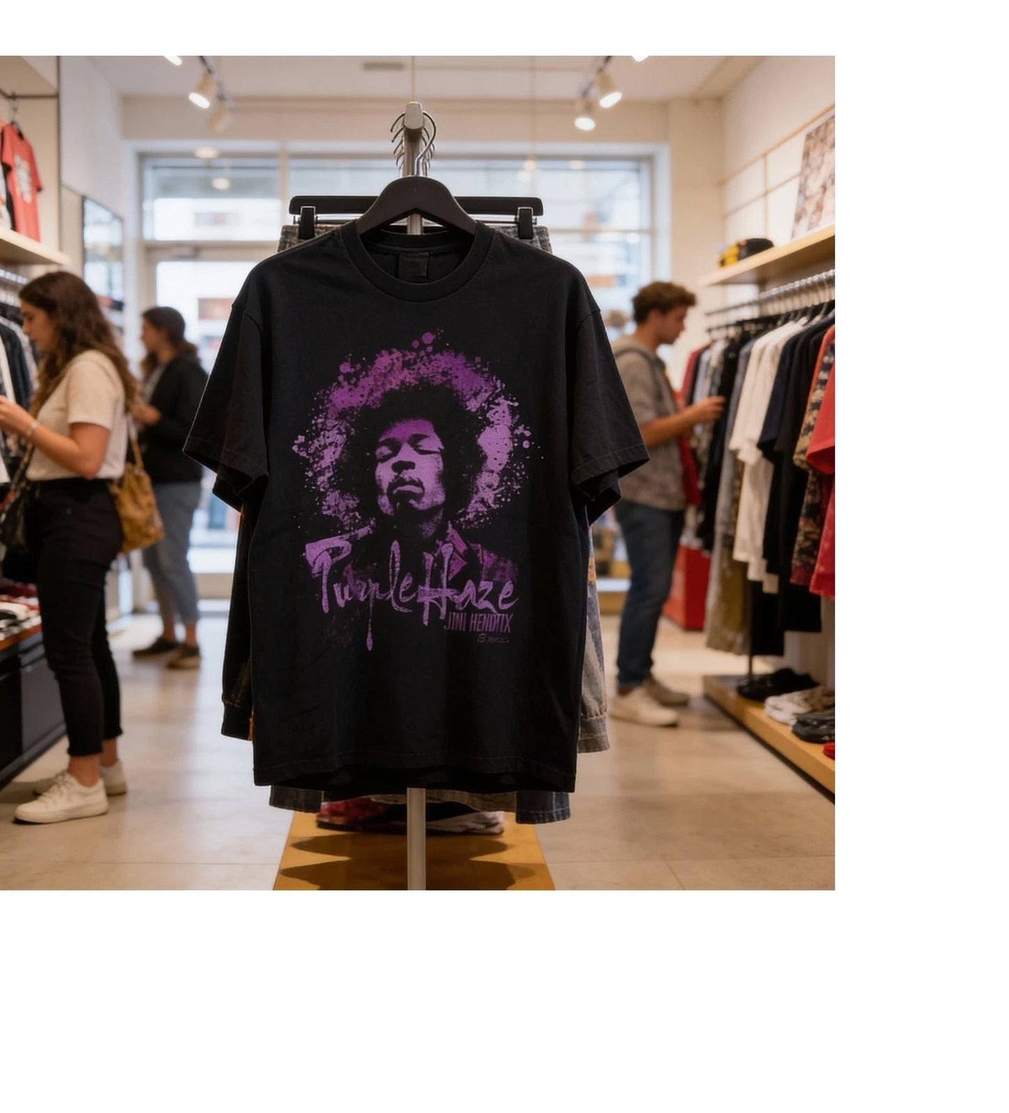 Jimi Hendrix Purple Haze Shirt Unisex Concert S to 5XL Unisex T-shirt, Sweatshirt, Hoodie, Long Sleeve Tee - T-Shirt, Sweatshirt, Hoodie