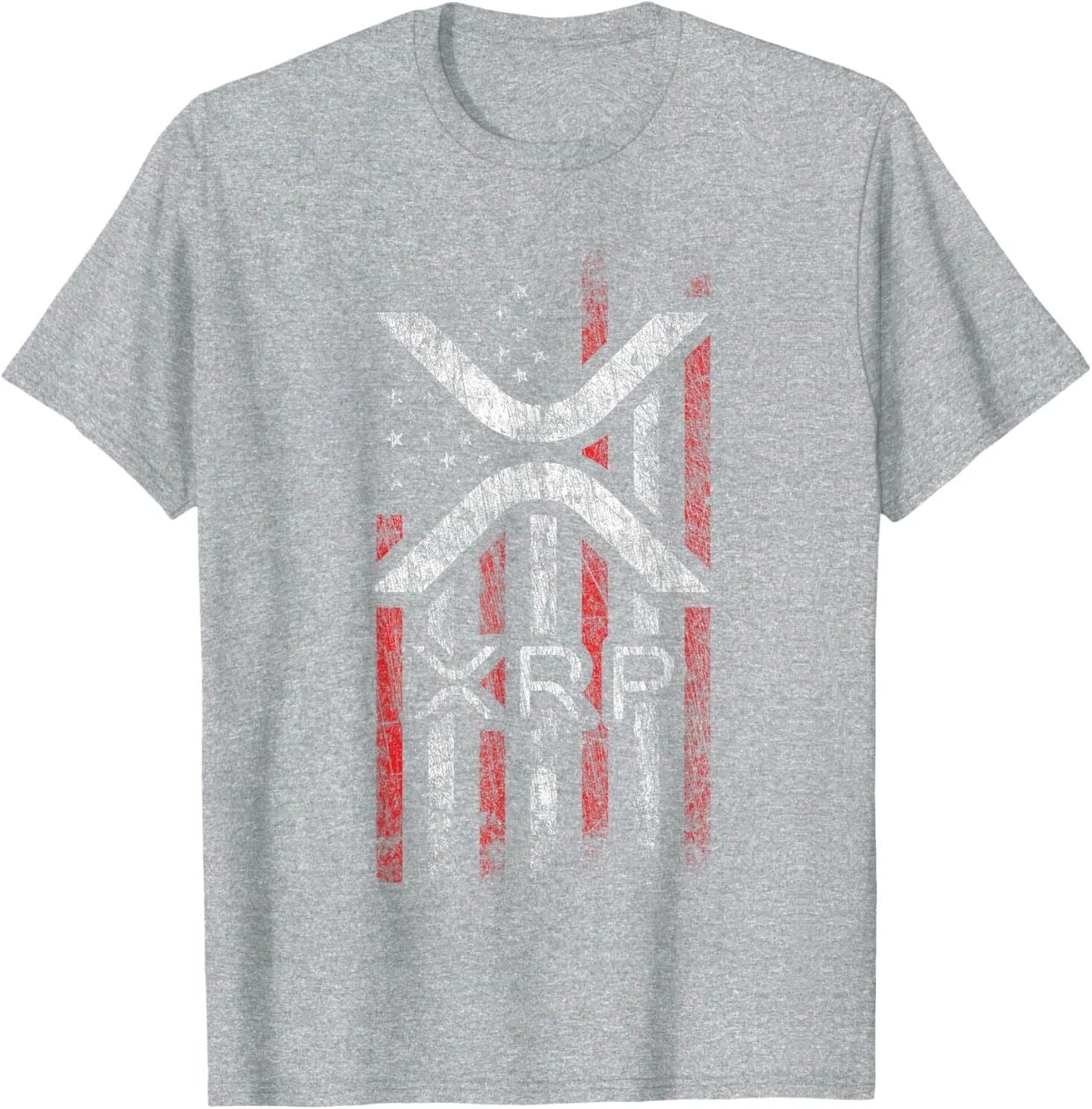Crypto Currency - XRP Cryptocurrency - American Flag - XRP T-Shirt Unisex T-shirt, Sweatshirt, Hoodie, Long Sleeve Tee - T-Shirt, Sweatshirt, Hoodie