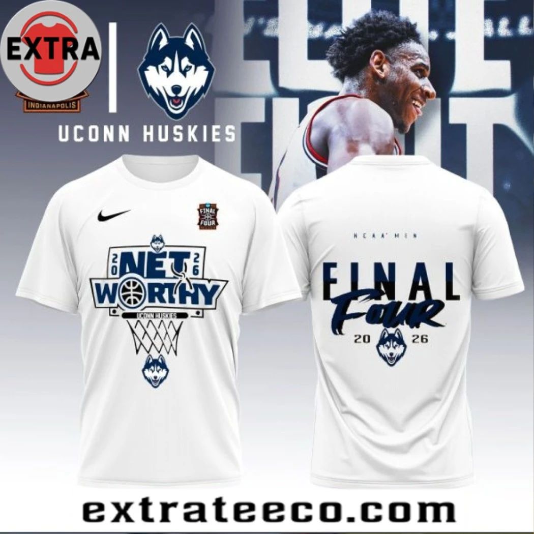 UConn Huskies 2026 Five Four Logo Two Sided Shirt- Top-Rated Gift for College Basketball Lovers - T-Shirt, Sweatshirt, Hoodie