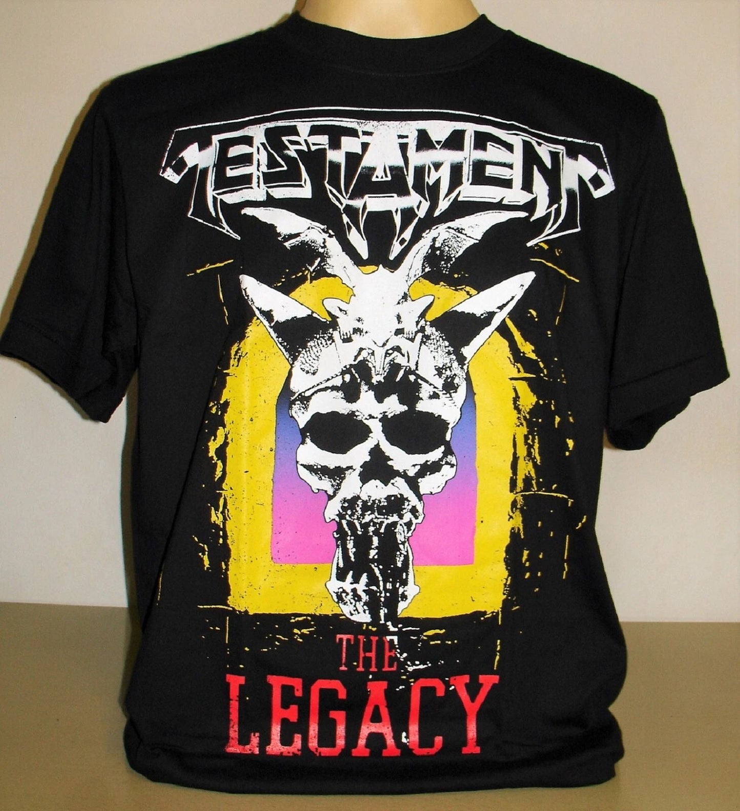 Testament The Legacy T-Shirt Size S M L XL 2XL 3XL Thrash Metal Band XXL XXXL Unisex T-shirt, Sweatshirt, Hoodie, Long Sleeve Tee - T-Shirt, Sweatshirt, Hoodie