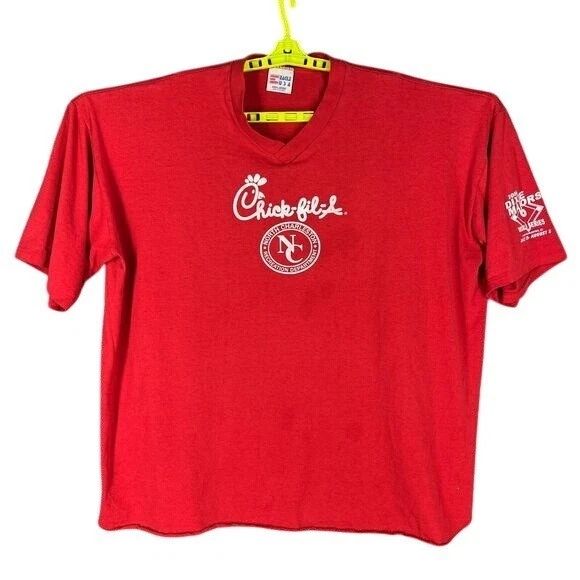 Chick Fil A Mens 3XL Made USA Eagle Tee Graphic Promo NC Event Vintage 2000s Unisex T-shirt, Sweatshirt, Hoodie, Long Sleeve Tee - T-Shirt, Sweatshirt, Hoodie