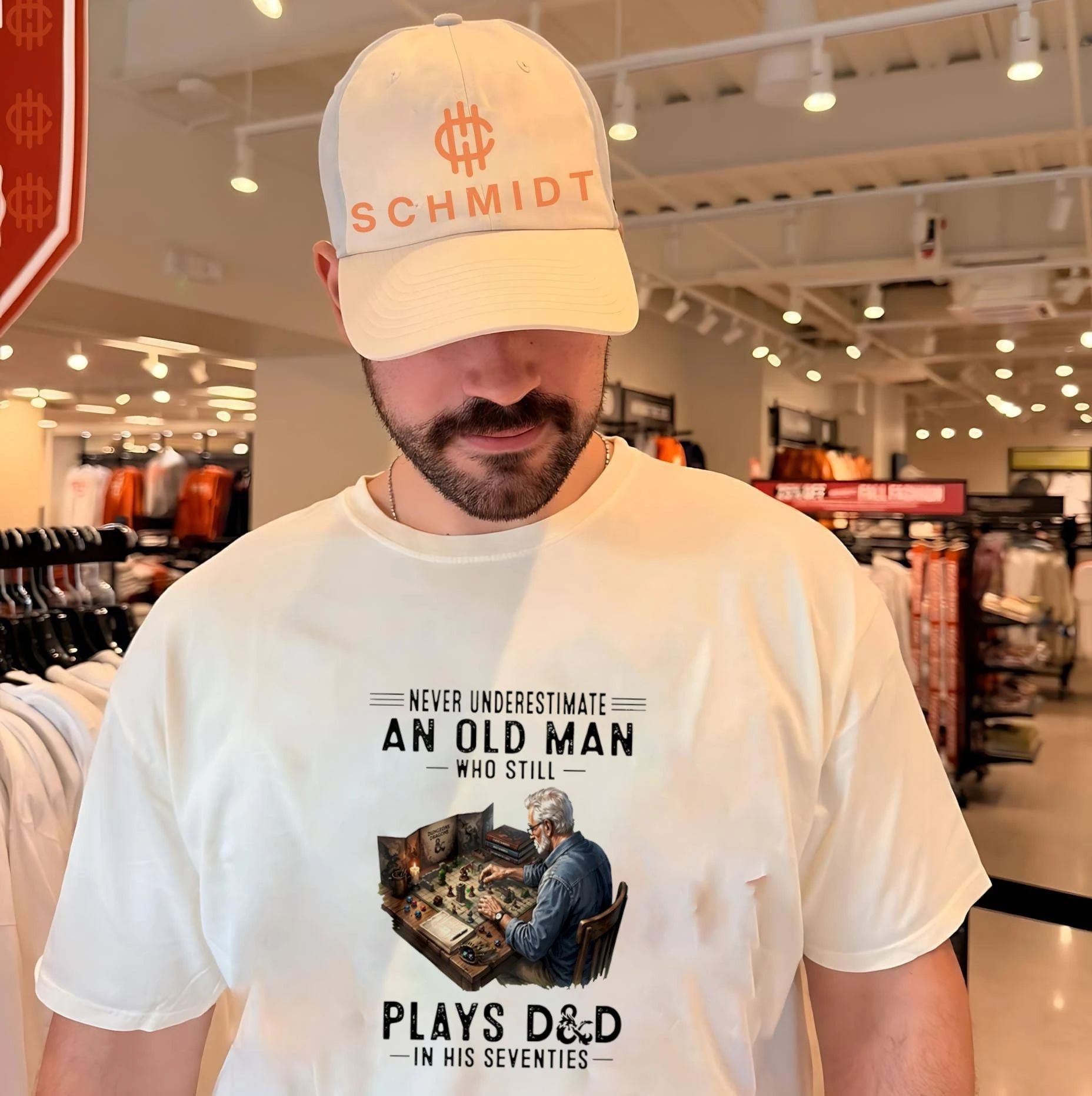Never Underestimate An Old Man Who Still Play Dd In His Seventies Shirt Unisex T-shirt, Sweatshirt, Hoodie, Long Sleeve Tee - T-Shirt, Sweatshirt, Hoodie