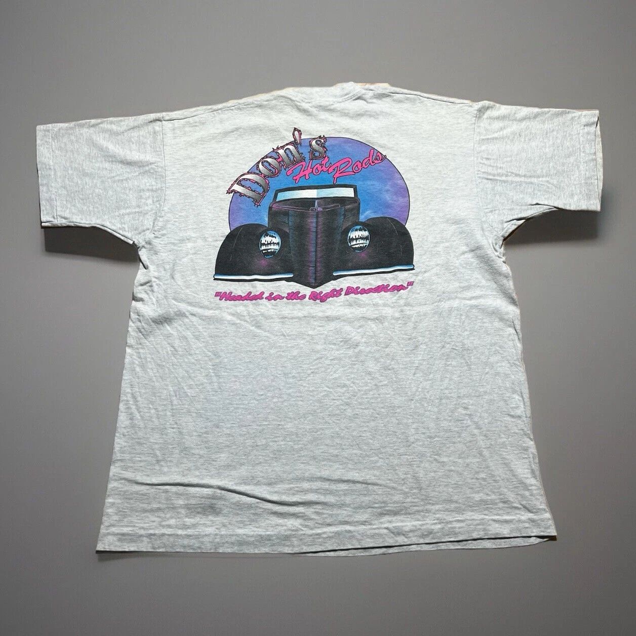 Vintage 90s Dons Hot Rods Custom Classic Car Builder Graphic Shirt Size XL Unisex T-shirt, Sweatshirt, Hoodie, Long Sleeve Tee - T-Shirt, Sweatshirt, Hoodie