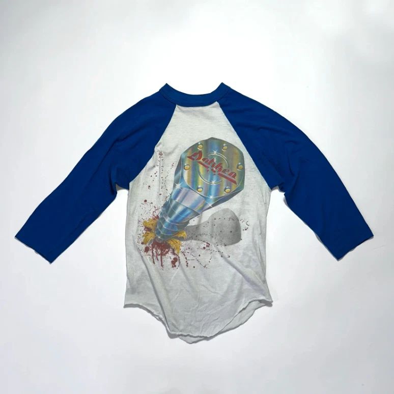 vintage dokken tour raglan tee 1984 rare double sided Unisex T-shirt, Sweatshirt, Hoodie, Long Sleeve Tee - T-Shirt, Sweatshirt, Hoodie
