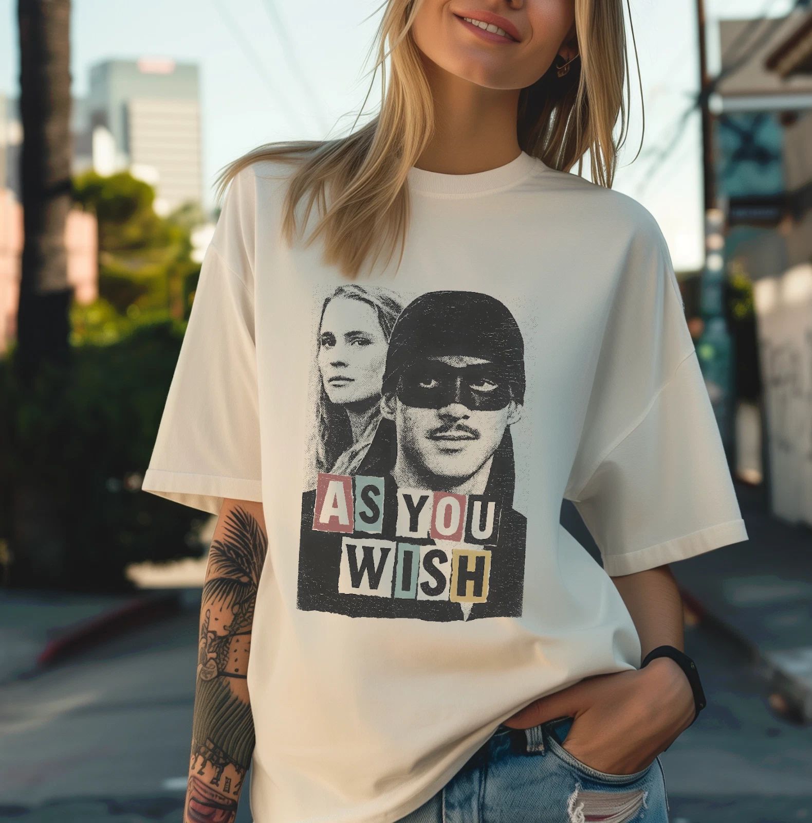 The Princess Bride Punk T-Shirt | As You Wish Quote Retro Tee | Comfort Colors Unisex T-shirt, Sweatshirt, Hoodie, Long Sleeve Tee - T-Shirt, Sweatshirt, Hoodie