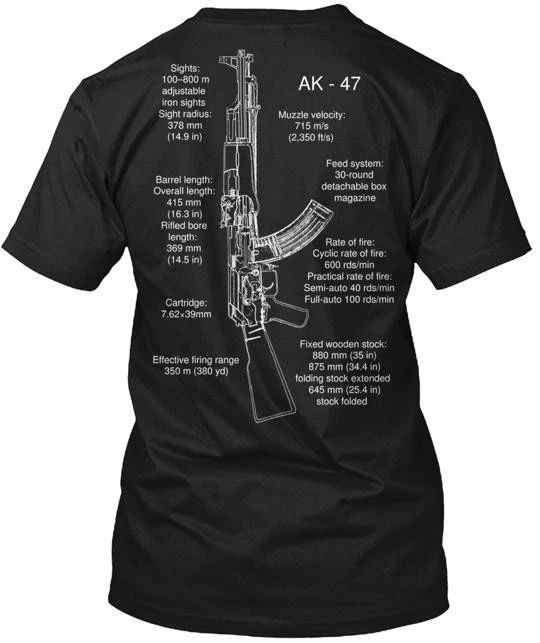 Ak 47 Specs Last Day Tee T-Shirt Made in the USA Size S to 5XL Unisex T-shirt, Sweatshirt, Hoodie, Long Sleeve Tee - T-Shirt, Sweatshirt, Hoodie