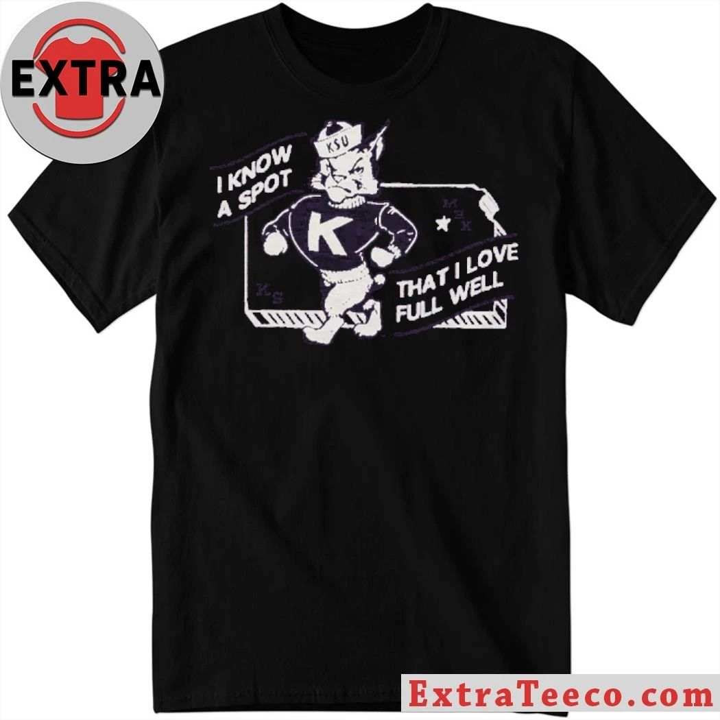 KSU I Know a Spot Lavender Shirt Unisex T-shirt, Sweatshirt, Hoodie, Long Sleeve Tee - T-Shirt, Sweatshirt, Hoodie