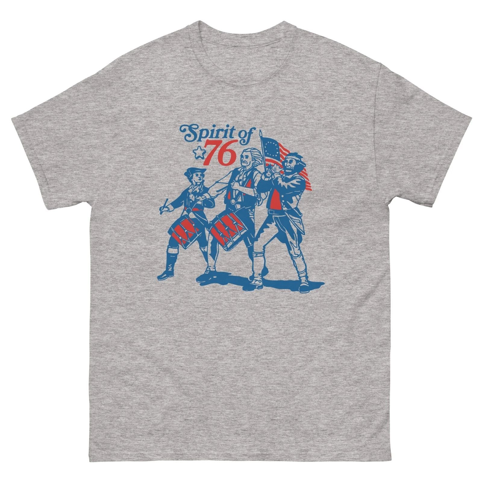 Spirit of '76 Bicentennial USA Graphic T Shirt  Unisex classic tee Unisex T-shirt, Sweatshirt, Hoodie, Long Sleeve Tee - T-Shirt, Sweatshirt, Hoodie