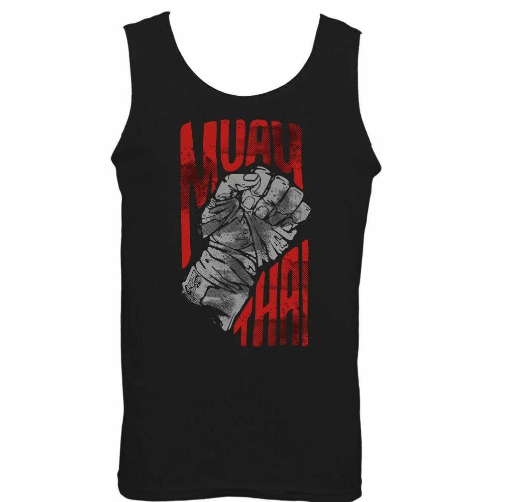 MUAY THAI VEST MMA UFC Mixed Martial Arts Thailand Training Top Gym Gift Tee Unisex T-shirt, Sweatshirt, Hoodie, Long Sleeve Tee - T-Shirt, Sweatshirt, Hoodie