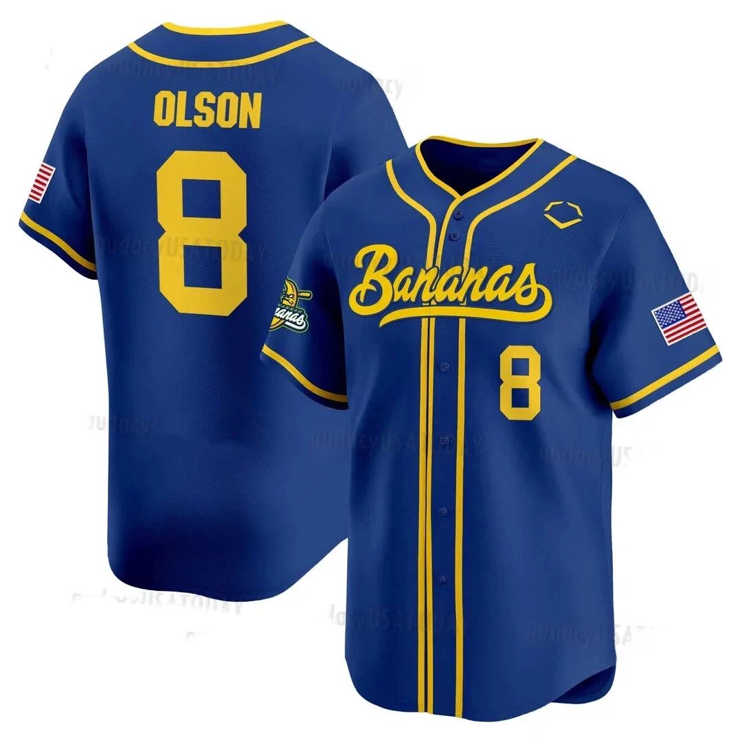 Collection New Savannah Bananas Jersey Navy Funny Baseball Sports US1145 Unisex T-shirt, Sweatshirt, Hoodie, Long Sleeve Tee - T-Shirt, Sweatshirt, Hoodie