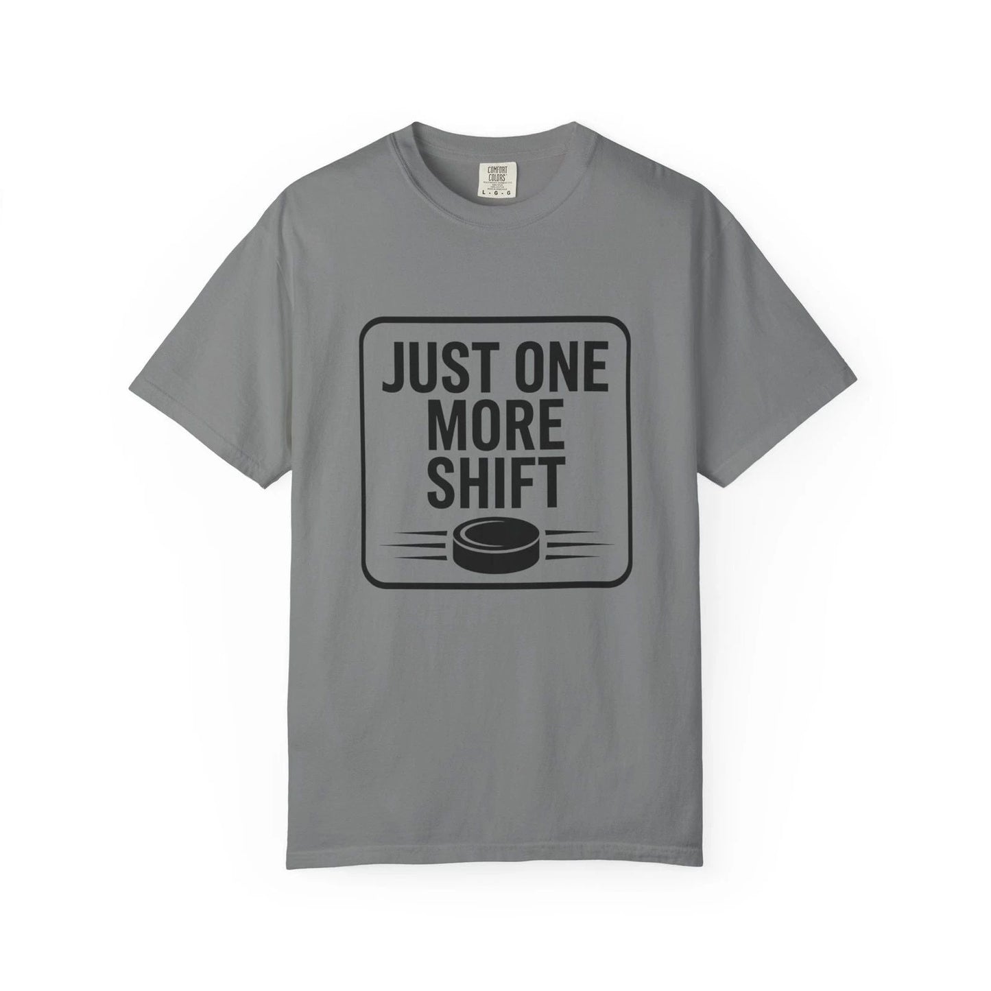 Funny Hockey Tee Just One More Shift Beer League Adult Tee Unisex Hockey Unisex T-shirt, Sweatshirt, Hoodie, Long Sleeve Tee - T-Shirt, Sweatshirt, Hoodie