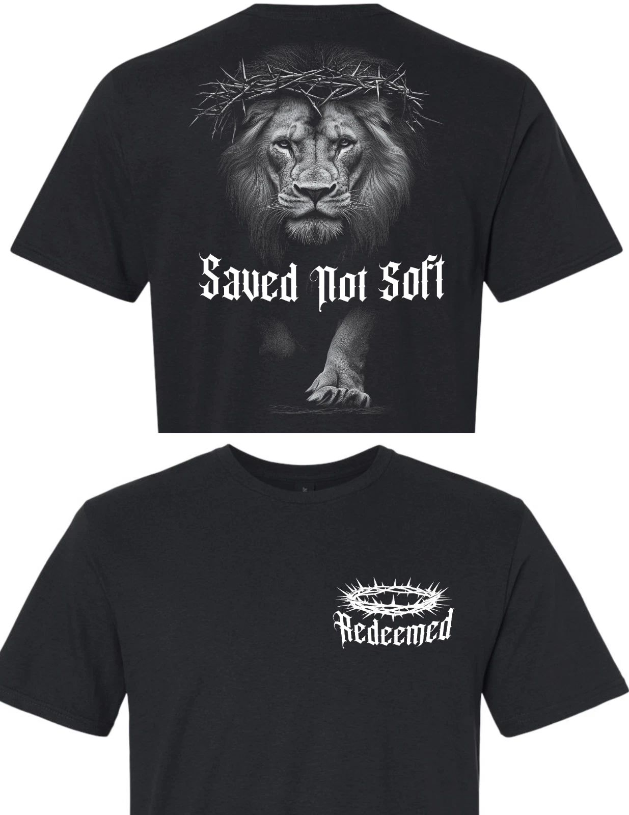REDEEMED SAVED NOT SOFT religious shirt God faith  hope charity soft tshirt Unisex T-shirt, Sweatshirt, Hoodie, Long Sleeve Tee - T-Shirt, Sweatshirt, Hoodie