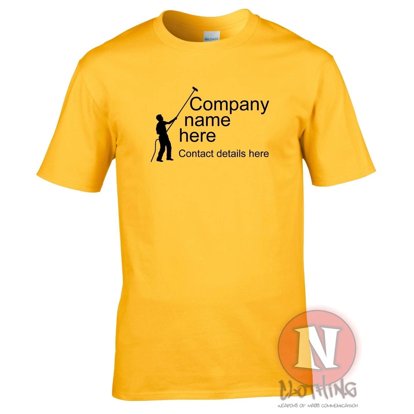 Window cleaning t-shirt personalised custom pole system company tee Unisex T-shirt, Sweatshirt, Hoodie, Long Sleeve Tee - T-Shirt, Sweatshirt, Hoodie