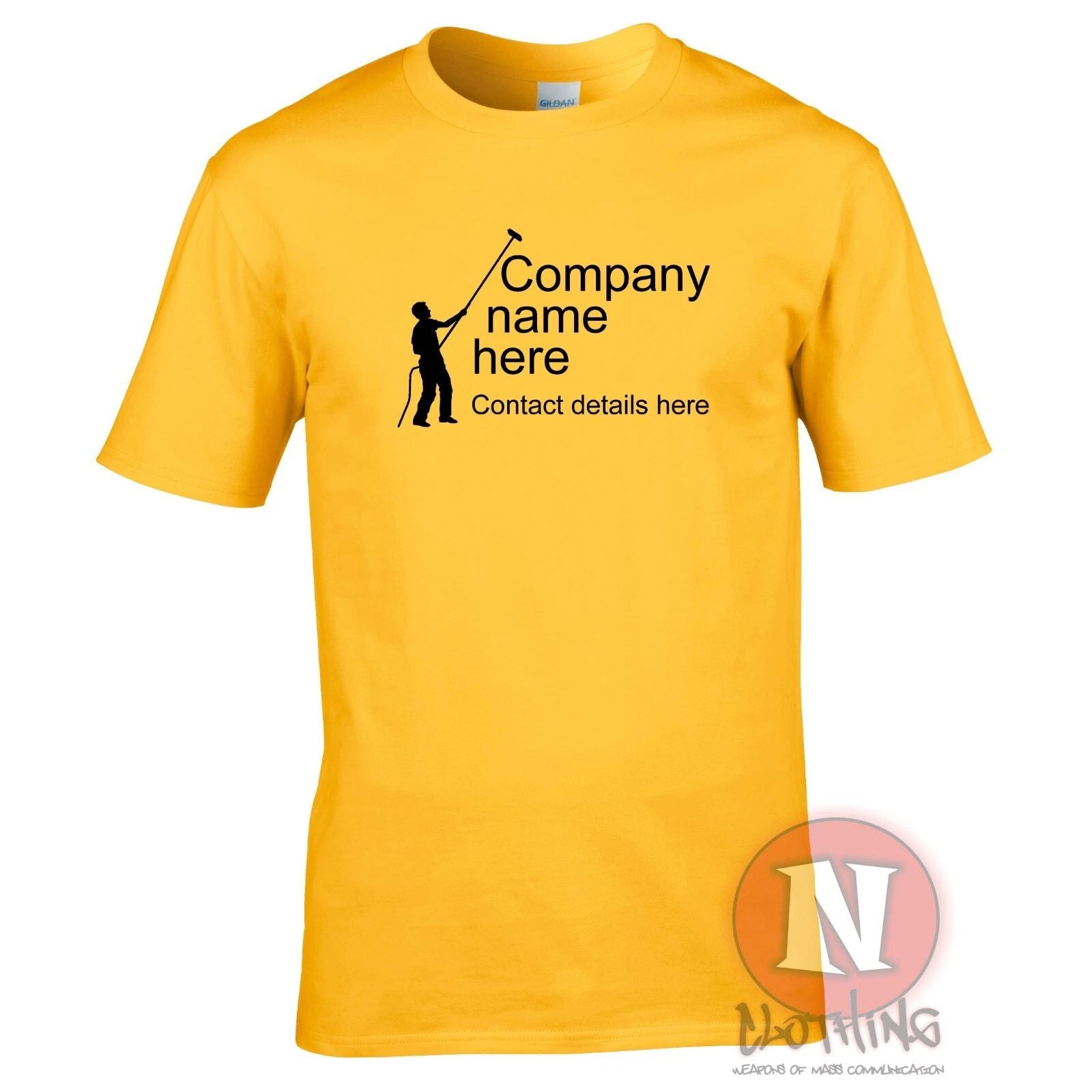 Window cleaning t-shirt personalised custom pole system company tee Unisex T-shirt, Sweatshirt, Hoodie, Long Sleeve Tee - T-Shirt, Sweatshirt, Hoodie