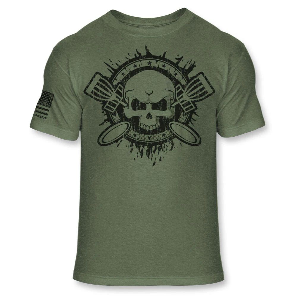 Disc Golf T Shirt - Disc Golfing Golfer Skull USA Flag Soft Blend Shirt - A125 Unisex T-shirt, Sweatshirt, Hoodie, Long Sleeve Tee - T-Shirt, Sweatshirt, Hoodie