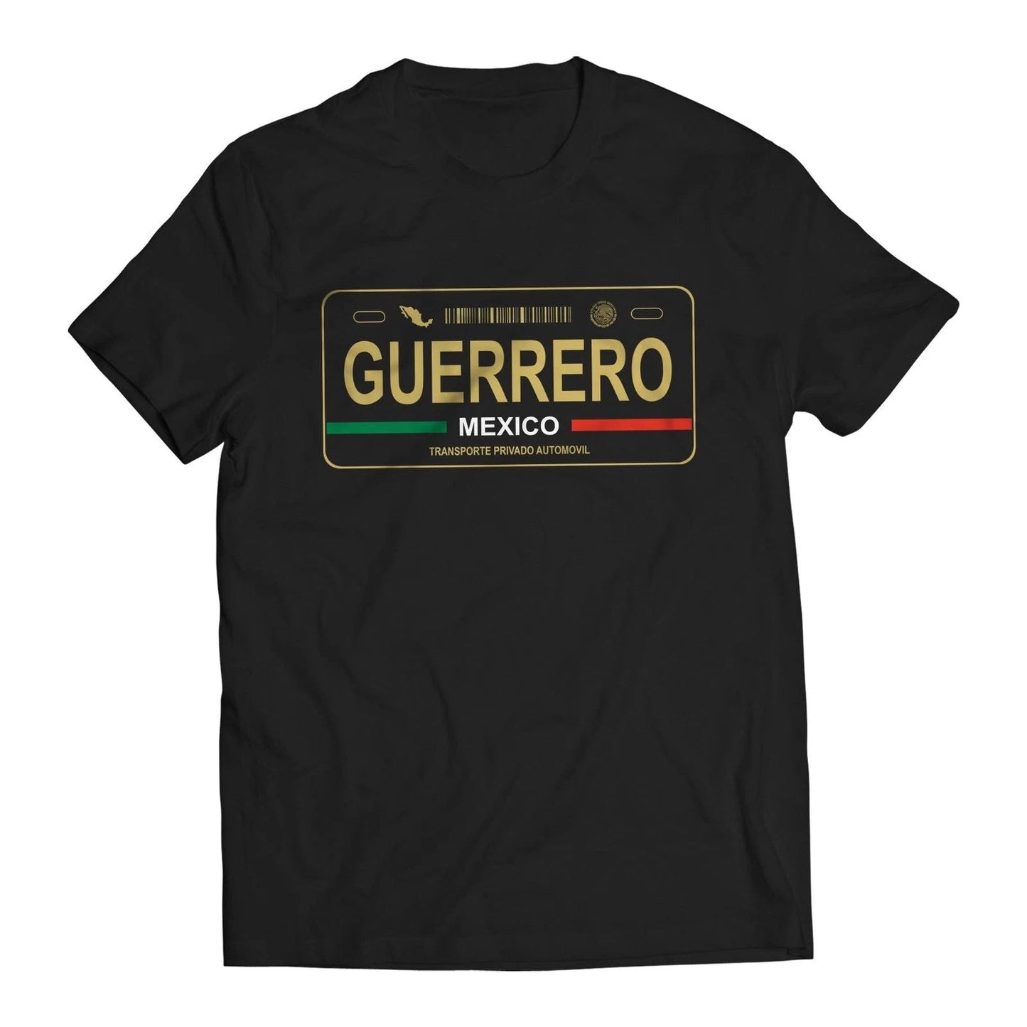Guerrero Mexico License Plate T-Shirt - Playera Mexicana con Placa de Carro Unisex T-shirt, Sweatshirt, Hoodie, Long Sleeve Tee - T-Shirt, Sweatshirt, Hoodie
