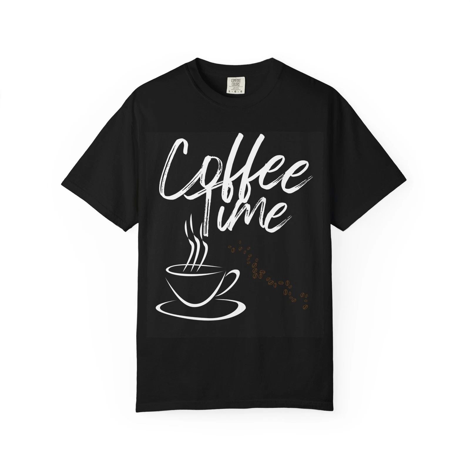 Coffee Time T-Shirt  Retro Script Coffee Cup Tee for Coffee Lovers Unisex T-shirt, Sweatshirt, Hoodie, Long Sleeve Tee - T-Shirt, Sweatshirt, Hoodie