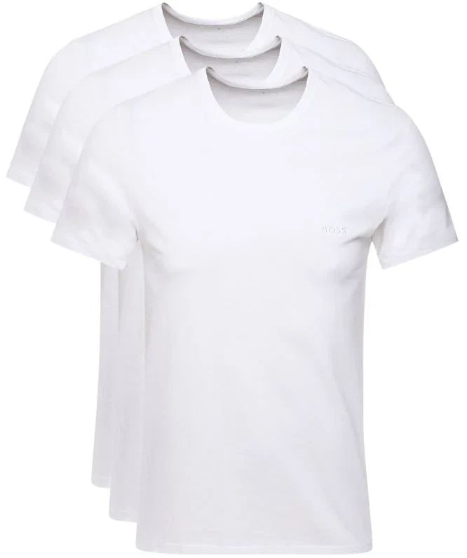 Mens T-Shirts BOSS White 3 Pack Short Sleeve With Logo - Size M Unisex T-shirt, Sweatshirt, Hoodie, Long Sleeve Tee - T-Shirt, Sweatshirt, Hoodie