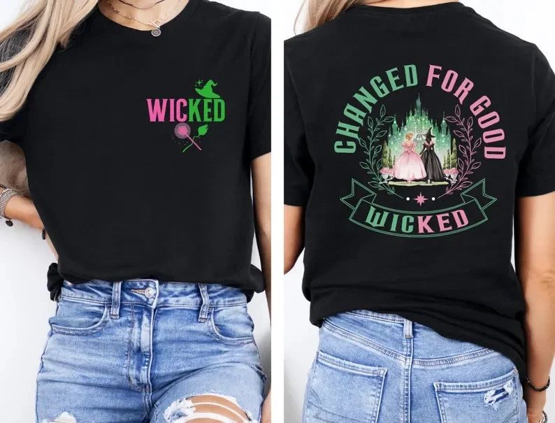 Wicked Change For Good Shirt, Defy Gravity Broomstick Magic Wand Full Size S-3XL Unisex T-shirt, Sweatshirt, Hoodie, Long Sleeve Tee - T-Shirt, Sweatshirt, Hoodie