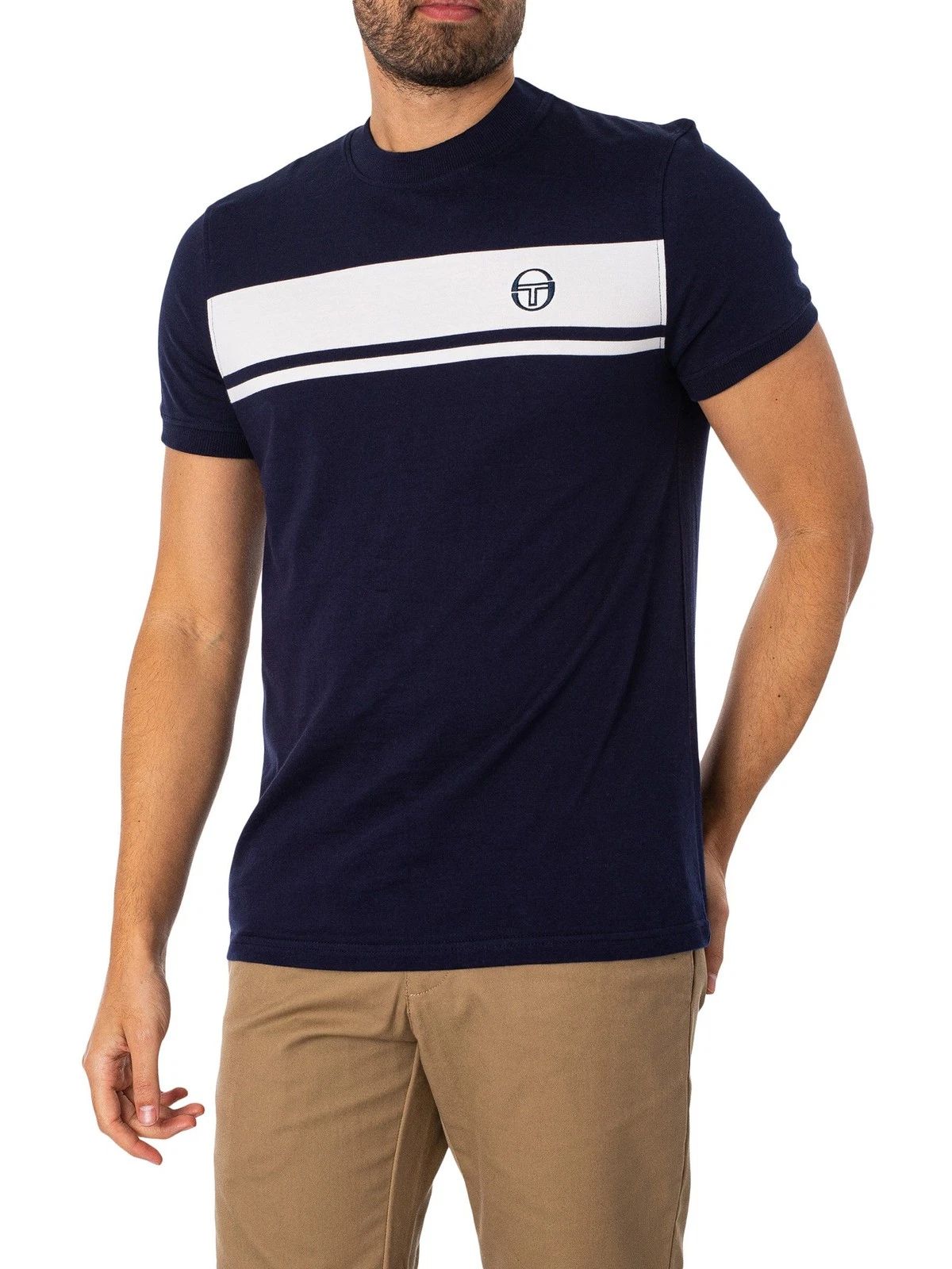 Sergio Tacchini Men's Master T-Shirt, Blue Unisex T-shirt, Sweatshirt, Hoodie, Long Sleeve Tee - T-Shirt, Sweatshirt, Hoodie