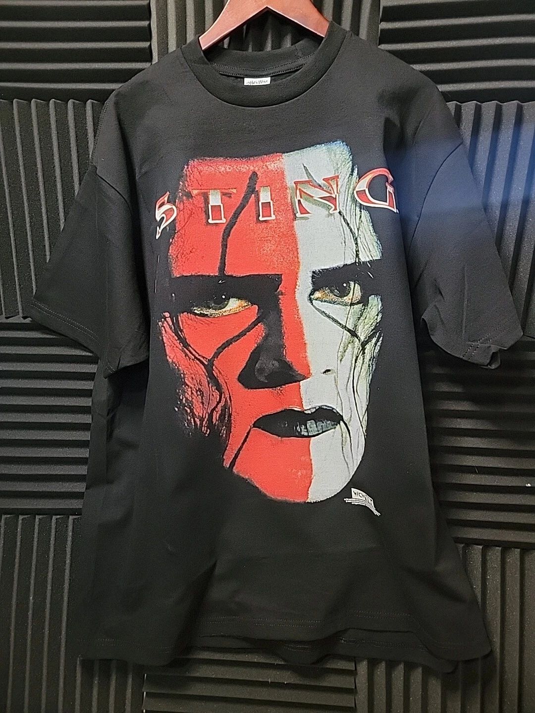 "MODERN" WCW STING WORLD CHAMPION BIG FACE T SHIRT Unisex T-shirt, Sweatshirt, Hoodie, Long Sleeve Tee - T-Shirt, Sweatshirt, Hoodie