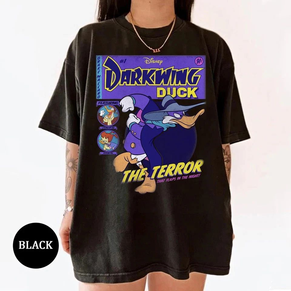 Darkwing Duck Funny The Terror Vintage Unisex Adult T-shirt S-5XL Unisex T-shirt, Sweatshirt, Hoodie, Long Sleeve Tee - T-Shirt, Sweatshirt, Hoodie