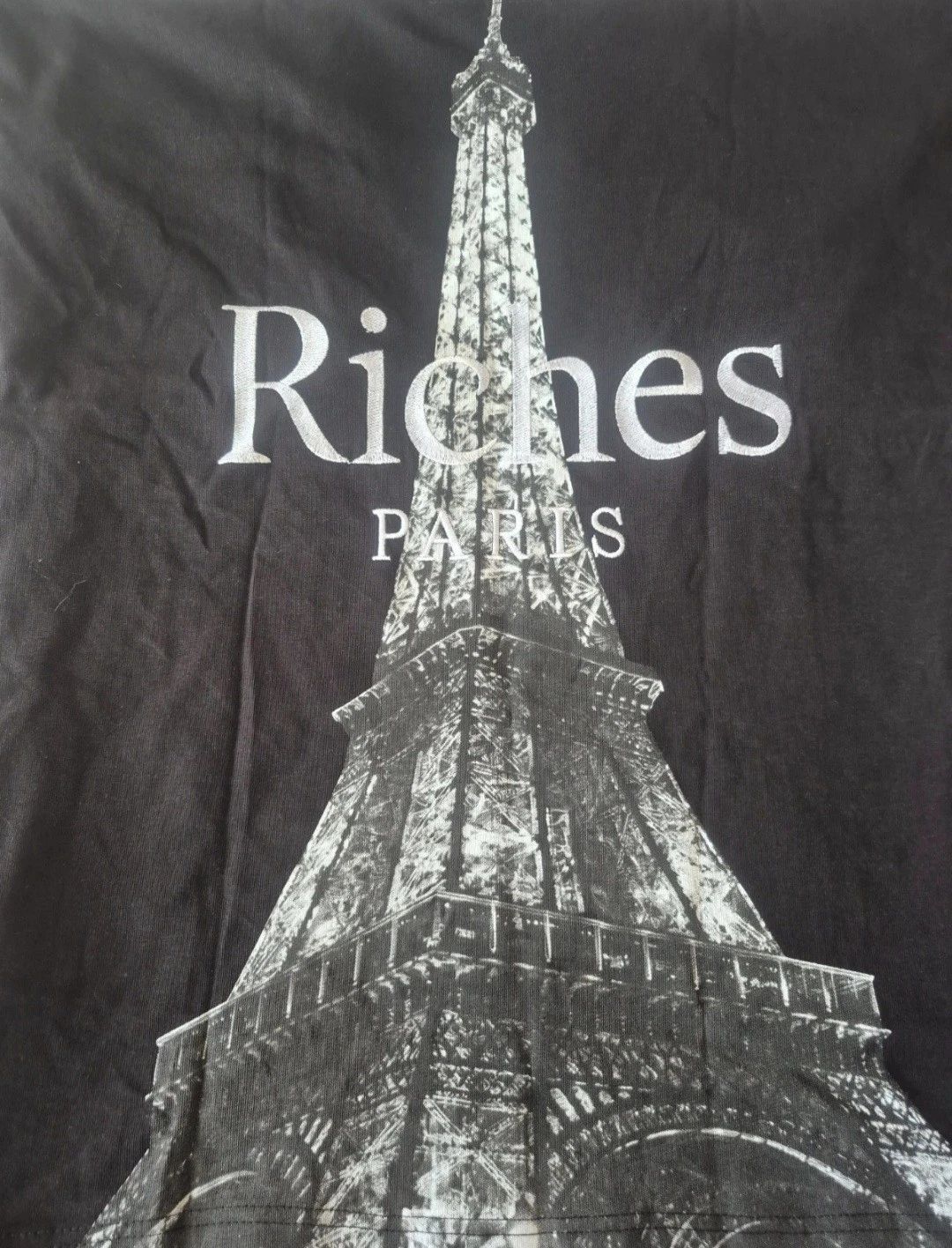 Paris Rich "Eiffel Tower" Oversized Tee Shirt Size XL NEW Unisex T-shirt, Sweatshirt, Hoodie, Long Sleeve Tee - T-Shirt, Sweatshirt, Hoodie