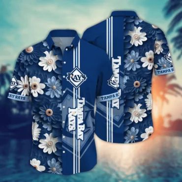 Tampa Bay Rays Daisy Delight Hawaiian Shirt Unisex T-shirt, Sweatshirt, Hoodie, Long Sleeve Tee - T-Shirt, Sweatshirt, Hoodie